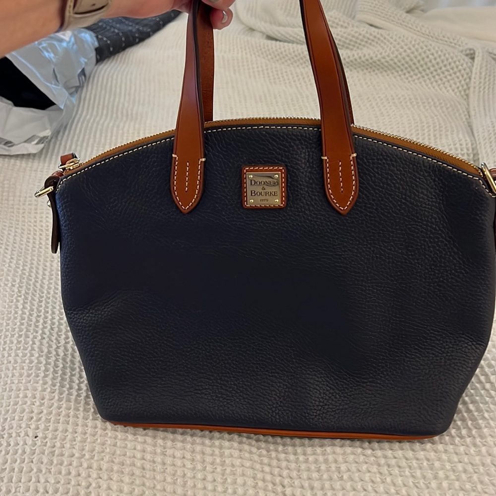 Dooney and Bourke satchel in medium blue